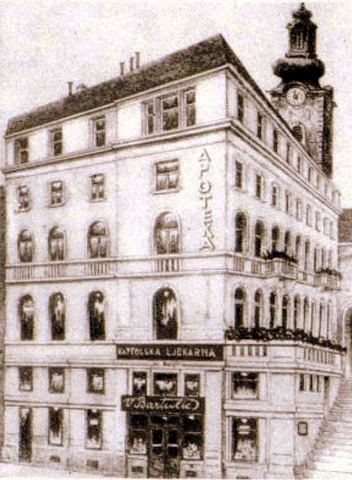 Dolac, kaptolska ljekarna 1932. godine